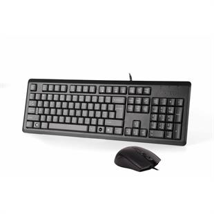 A4 TECH KR-9276 USB MULTİMEDYA SİYAH Q KLAVYE MOUSE