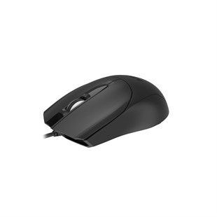 A4 TECH OP-750S USB 1200 DPI SİYAH SESSİZ MOUSE
