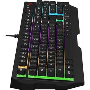 A4 Tech Bloody B135N Q USB siyah neon oyun klavye