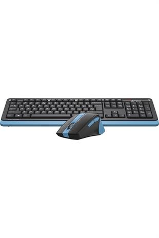 A4 Tech FG1035 Kablosuz Q Klavye-mouse mavi set