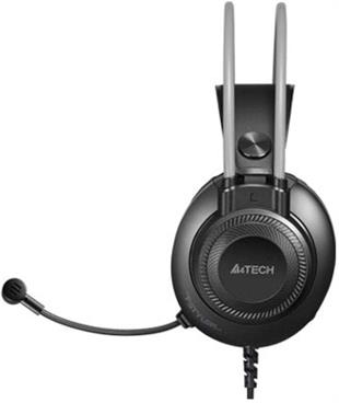 A4 Tech FH-200U USB Mikrofonlu gri kulaklık