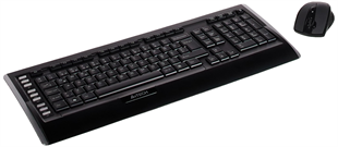 A4TECH 9300F Kablosuz Q Trk Siyah Klavye - Mouse Set