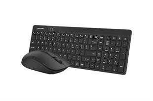A4TECH FG2300 AIR2 Kablosuz Q Trk Sessiz Siyah Klavye - Mouse Set