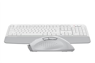 A4TECH FG2500S PLUS Kablosuz Q Trk Beyaz Klavye - Mouse Set