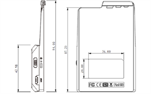 ACS ACR3901U-S1 Bluetooth 4.0 + USB ISO 7816 Temaslı Akıllı Kart Okuyucu / Kodlayıcı