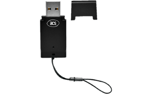 ACS ACR39T-A1 USB Type-A SIM Boyutlu Temaslı E-İmza Akıllı Kart Okuyucu
