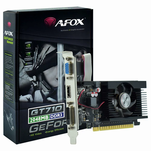 AFOX 2GB GT710 AF710-2048D3L5 DDR3 64Bit HDMI-DVI PCIE 2.0