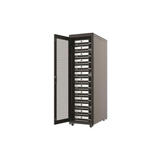 AGER 26U 800x1000mm Dikili Tip Siyah Kabinet Vega AG-VB26U8010S1-BAAA-A-M1 Cam Kapak