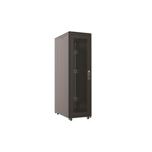 AGER 36U + 2li Fan 800x1000mm Dikili Tip Siyah Kabinet Vega AG-VB36U8010S1 Cam Kapak