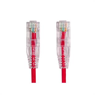AGER AC-602-0015 15CM UTP SLIM CAT6 PATCH KABLO KIRMIZI Cu, LSZH AWG 28