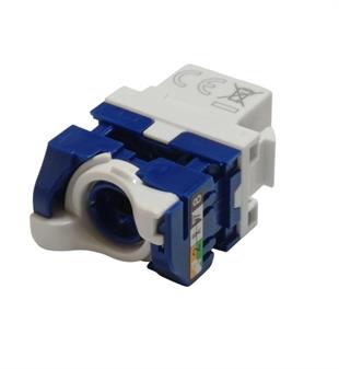 AGER Cat6 AC-601-BF 100lü Kutu Keystone Jack 180derece Çevirmeli Tip