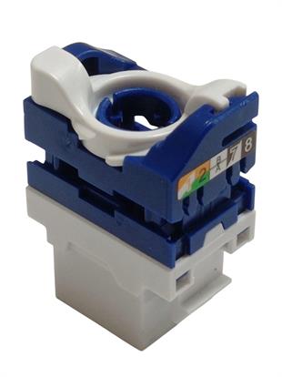 AGER Cat6 AC-601-BF 100lü Kutu Keystone Jack 180derece Çevirmeli Tip