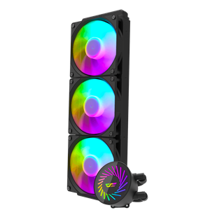 AIGO DCS360 LGA1700/AM4/AM5 360 mm ARGB Siyah Sıvı Soğutma