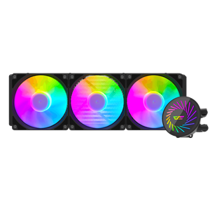AIGO DCS360 LGA1700/AM4/AM5 360 mm ARGB Siyah Sıvı Soğutma