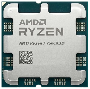 AMD RYZEN 5 7500X3D 102MB 12çekirdekli O/B UHD AM5 65w Kutusuz+Fansız