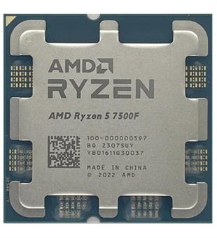 AMD Ryzen 5 7500F (6 Çekirdek) 3.7GHz ~ 5.0GHz 32mb AM5 İşlemci Tray (Fansız)