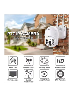 APRONX 3MP PTZ Speed Dome 2.8mm Wıfı Kablosuz 4G IP Kamera APX-WP70