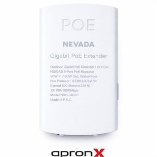 APRONX NVD-3402C 4+1 OUTDOOR POE EXTENDER