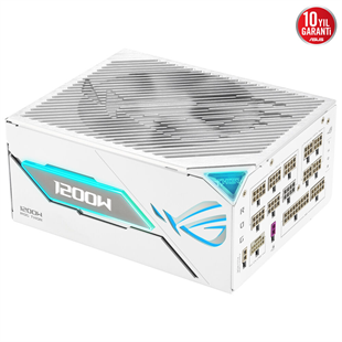 ASUS 1200W ROG Thor 1200P3 Tam Modüler Power Supply Beyaz