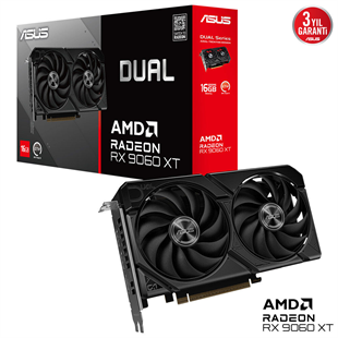 ASUS 16GB DUAL RX9060XT-16G GDDR6 128bit HDMI-DP PCIE 5.0