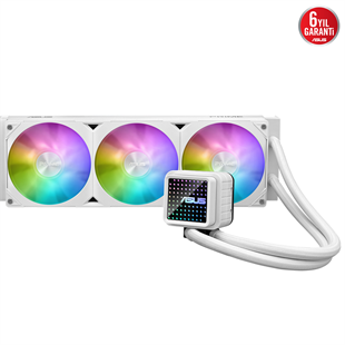 ASUS 360mm PRIME LC 360 ARGB AM5-1851p Sıvı Soğutmalı İşlemci Fanı Beyaz 90RC0102-B0EAY0
