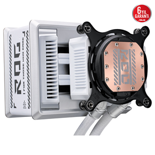 ASUS 360mm ROG RYUO IV SLC 360 ARGB WHITE AM5-1851p Sıvı Soğutmalı İşlemci Fanı