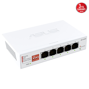 ASUS 5port 2.5GbE Yönetilemez Switch QG-U1050