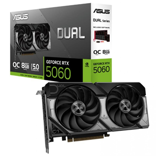 ASUS 8GB DUAL RTX5060-O8G EVO GDDR7 128bit HDMI-DP PCIE 5.0