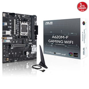 ASUS A620M-F GAMING WIFI6 DDR5 HDMI DP PCIE 4.0 AM5 mATX