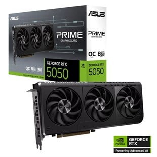ASUS GEFORCE PRIME-RTX5050-O8G 8GB GDDR6 128BIT 1XHDMI 3XDP EKRAN KARTI
