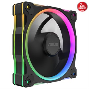ASUS PRIME 120MM MR120 ARGB 1600RPM 58CFM PWM Aura Sync Siyah Kasa Fanı 3lü paket 90DA00I0-B09020