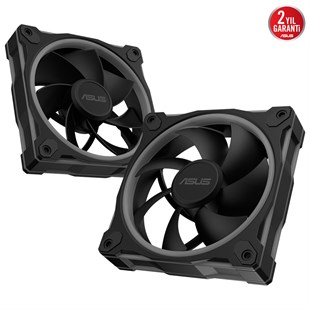 ASUS PRIME 120MM MR120 ARGB 1600RPM 58CFM PWM Aura Sync Siyah Kasa Fanı 3lü paket 90DA00I0-B09020