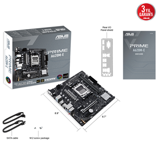 ASUS PRIME A620M-E DDR5 HDMI PCIE 4.0 AM5 mATX