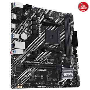 ASUS PRIME B550M-K ARGB B550 2xDDR4 DP/HDMI 2xM.2 AM4 ANAKART