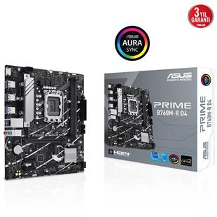 ASUS PRIME B760M-R DDR4 HDMI PCIE 4.0 1700p mATX
