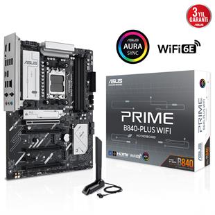 ASUS PRIME B840-PLUS WIFI 4xDDR5 DP/HDMI 3xM.2 AM5 ANAKART