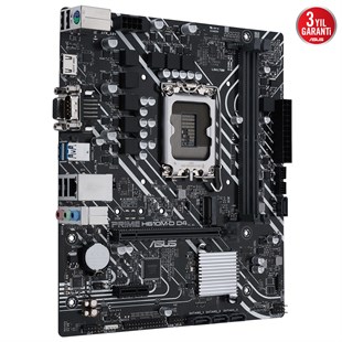ASUS PRIME H610M-D D4 2xDDR4 VGA/HDMI 1xM.2 1xGLAN 1700P ANAKART