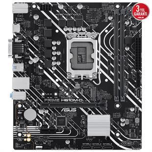 ASUS PRIME H610M-D H610 DDR5 Vga GLan mATX HD M2 USB3.2 COM 1700p Anakart