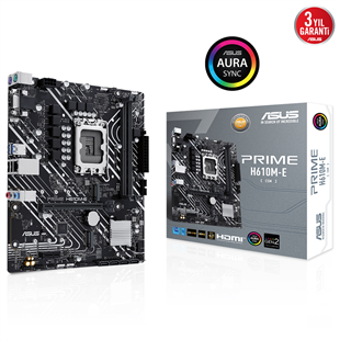 ASUS PRIME H610M-E-CSM DDR5 HDMI-DP PCIE 4.0 1700p mATX Kurumsal Anakart