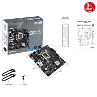 ASUS PRIME H610M-K D4 ARGB H610 DDR4 (Vga Yok) GLan mATX HDMI USB3.2 M2 RGB 1700p Anakart