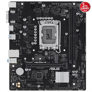 ASUS PRIME H610M-R-SI 2xDDR5 VGA/HDMI/DP 1xM.2 1xGLAN 1700P ANAKART