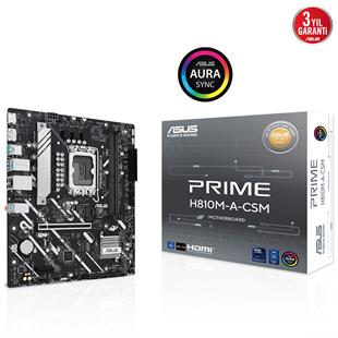 ASUS PRIME H810M-A-CSM H810 DDR5 (Vga Yok) GLan mATX HDMI DP M2 PS2 1851p Anakart