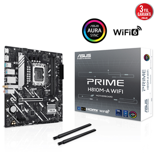 ASUS PRIME H810M-A WIFI6E DDR5 HDMI PCIE 4.0 1851p mATX