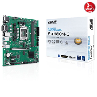 ASUS PRO H810M-C CSM DDR5 HDMI DP PCIE 4.0 1851p mATX
