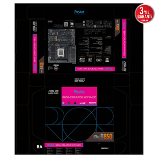 ASUS PROART B850-CREATOR WIFI NEO DDR5 HDMI DP PCI 5.0 AM5 ATX