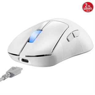 ASUS ROG KERIS II WL ACE BEYAZ MOUSE