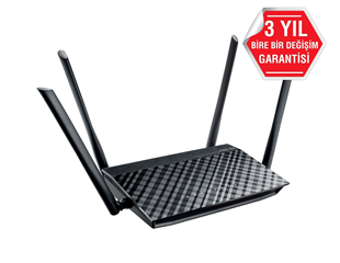 ASUS RT-AC1200 Wıfı5 AC1200 Gigabit Dual Band Router