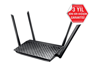 ASUS RT-AC1200 Wıfı5 AC1200 Gigabit Dual Band Router