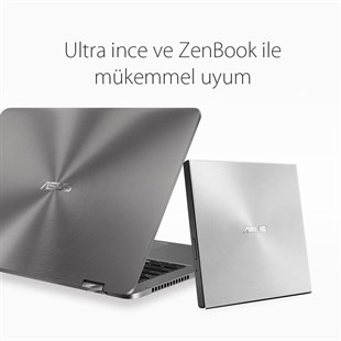 ASUS SDRW-08U5S-U Ultra İnce Taşınabilir Harici DVD/CD Yazıcı ve Okuyucu