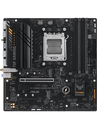 ASUS TUF GAMING A620AM-PLUS WIFI A620 DDR5 (Vga Yok) GLan 2.5G mATX HDMI DP WIFI BT RGB AM5 AMD Anakart